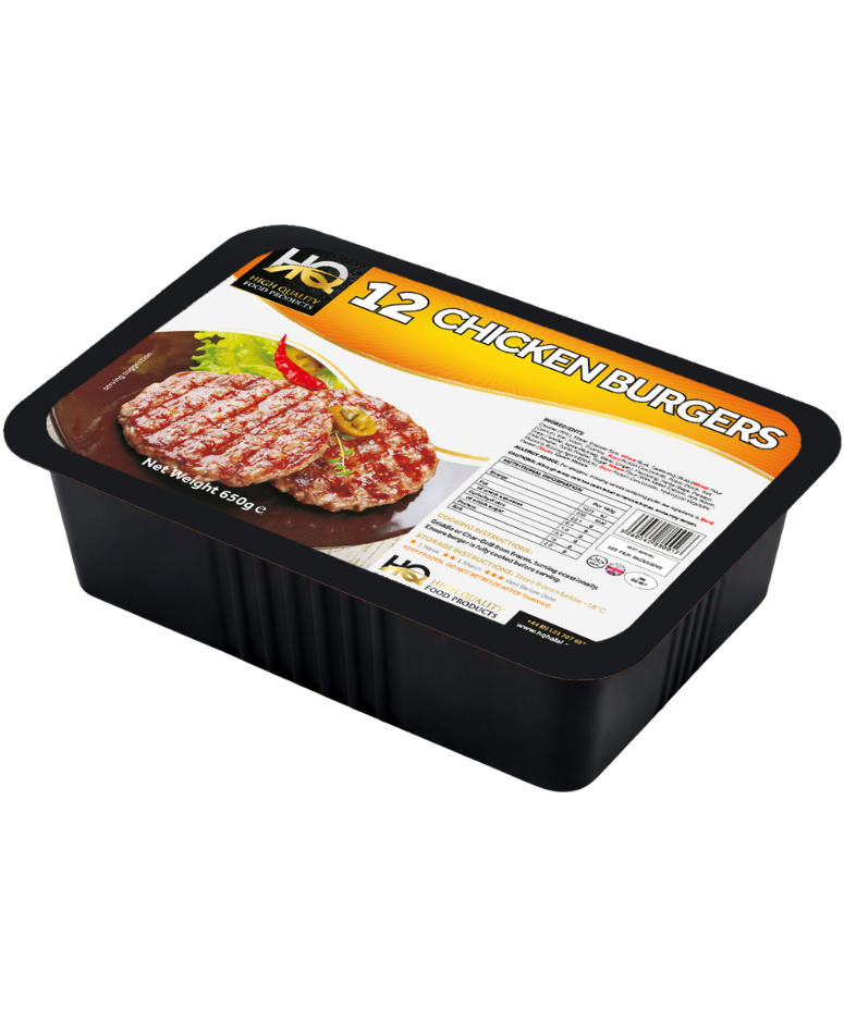 HQ Frozen Chicken Burgers