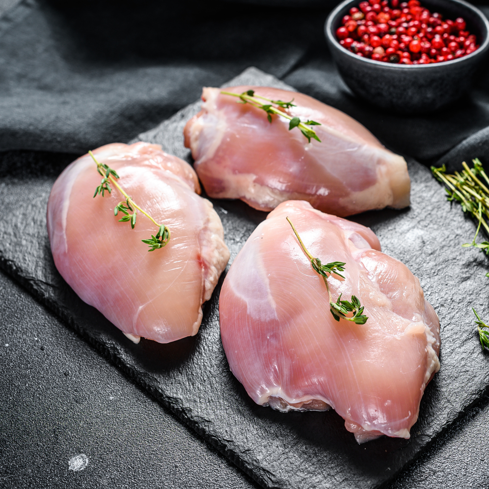 Boneless Chicken Thighs 1Kg
