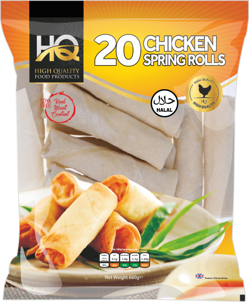 HQ Frozen Chicken Spring Rolls