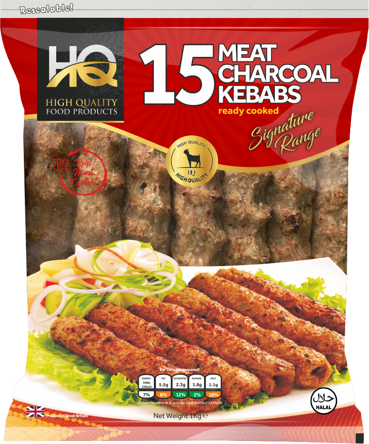HQ Frozen Meat Charcoal Kebabs