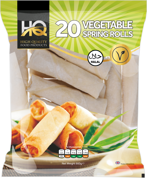 HQ Frozen Vegetable Spring Rolls