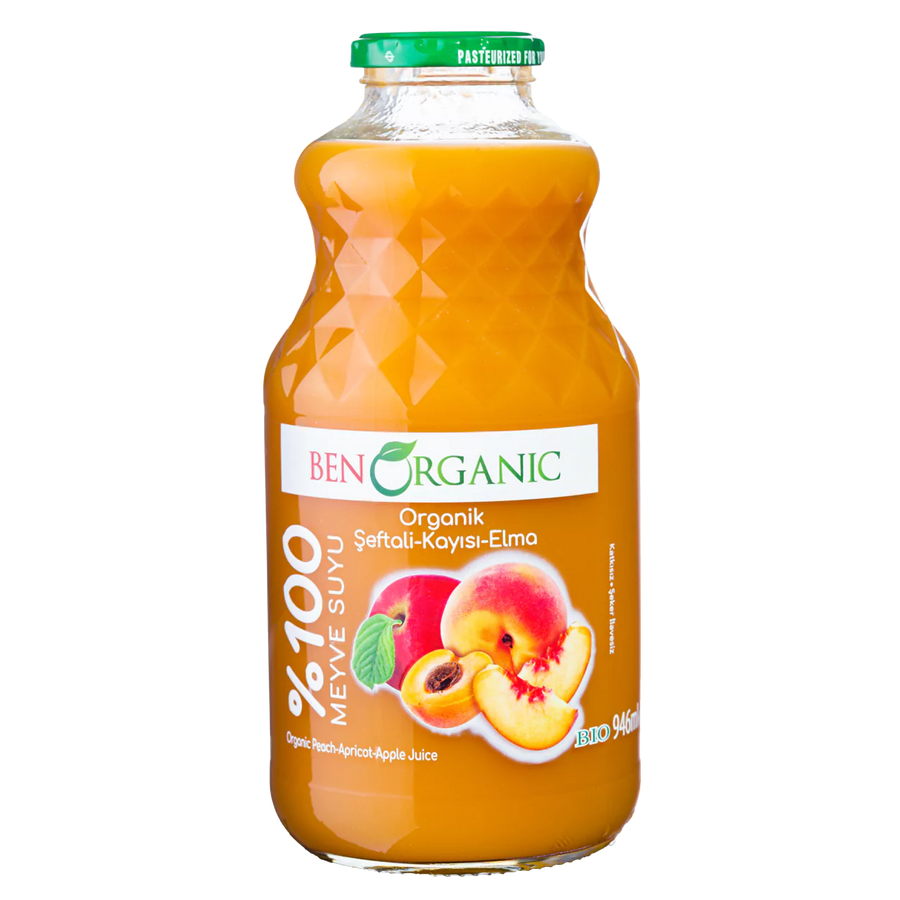 BenOrganic Organic Apricot-Peach-Apple Juice 946ml