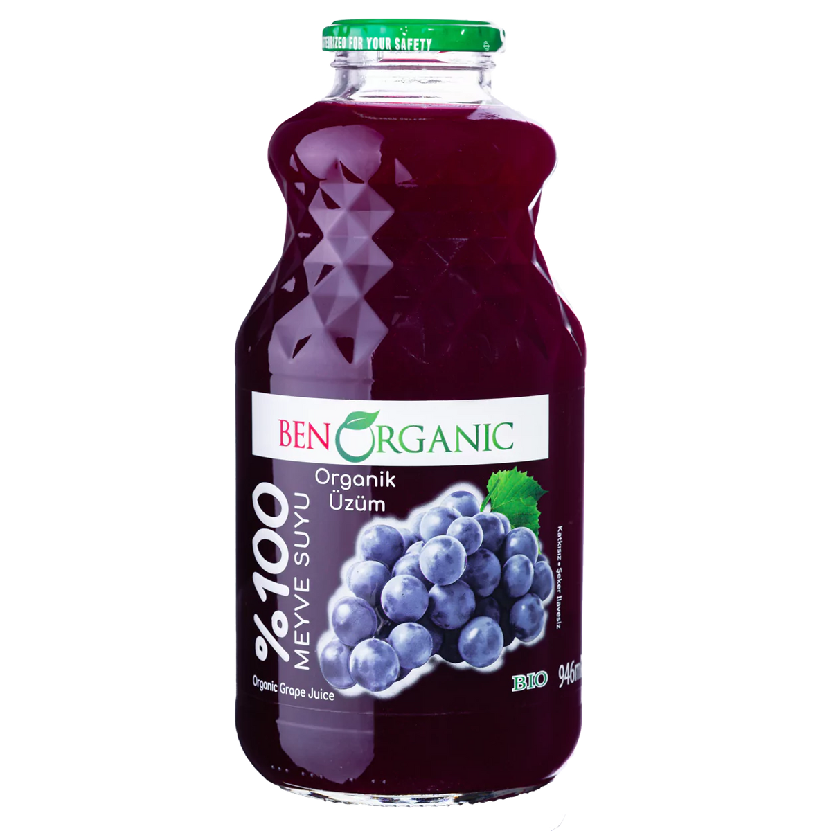 BenOrganic Organic Black Grape Juice 946ml
