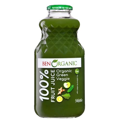 BenOrganic Organic Ginger Green Vegetable Juice 946ml