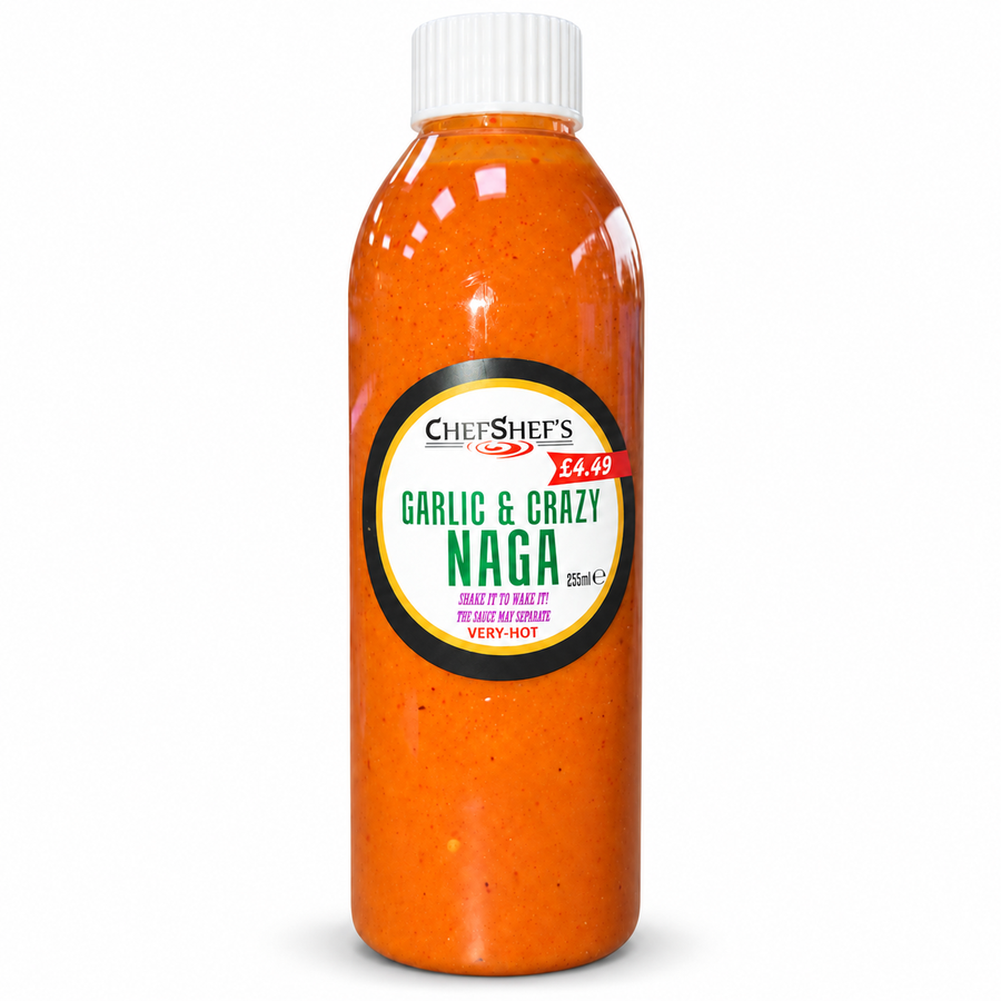 Chef Shef's Garlic & Crazy Naga Sauce 255ml