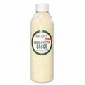 Chef Shef's Garlic & Pepper Sauce 450ml full bottle on a white background