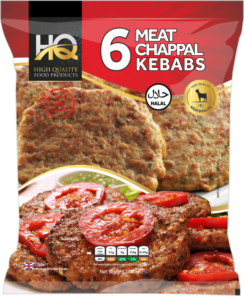 HQ Frozen Meat Chappal Kebab