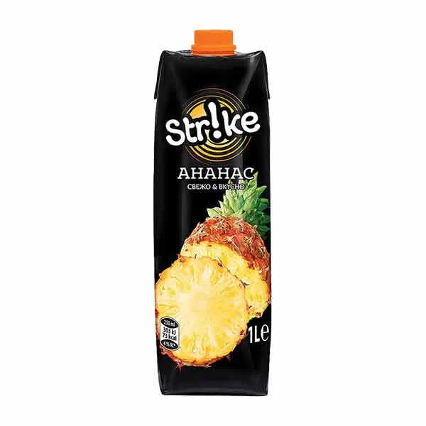 Strike Fruit Drink Pineapple 1L carton