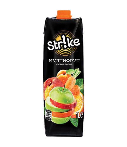 Strike Fruit Drink Multifruit 1L carton