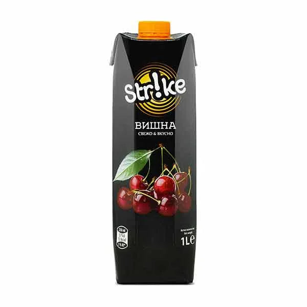 Strike Fruit Drink Sour Cherry 1L carton